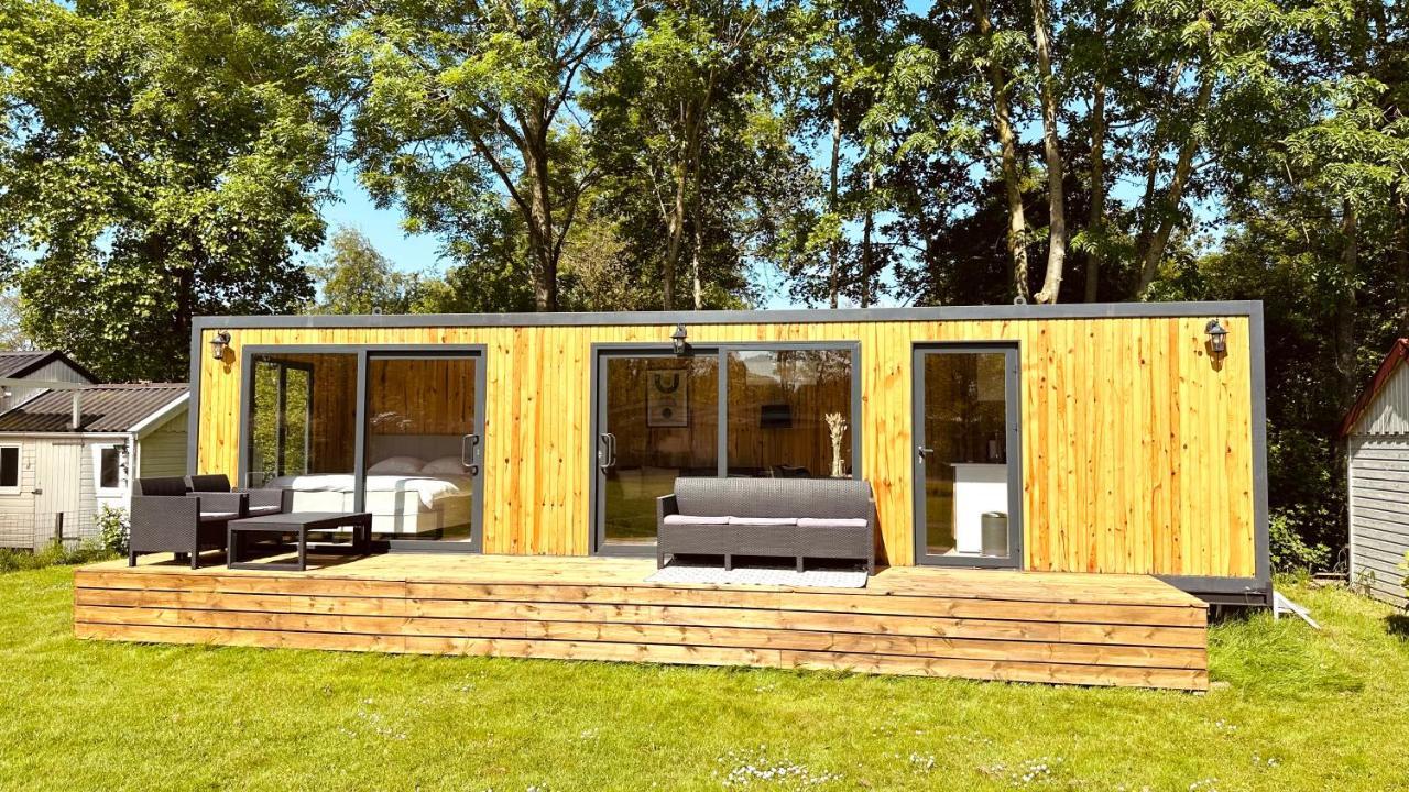 Luxe Tiny House Bij Het Leekstermeer Matsloot Exteriör bild
