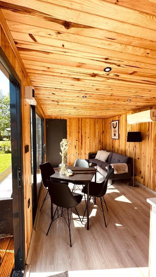 Luxe Tiny House Bij Het Leekstermeer Matsloot Exteriör bild
