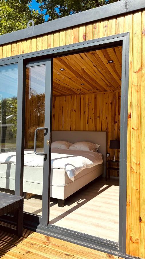 Luxe Tiny House Bij Het Leekstermeer Matsloot Exteriör bild